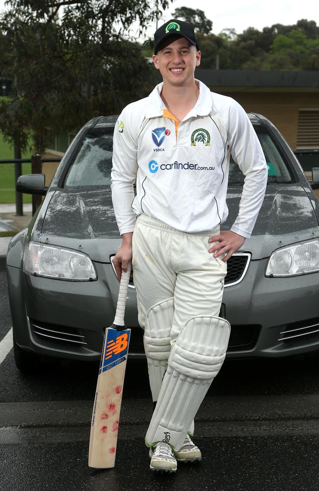 Blake travels from Wodonga to Melbourne every weekend to play with VSDCA club Box Hill. Picture: Hamish Blair