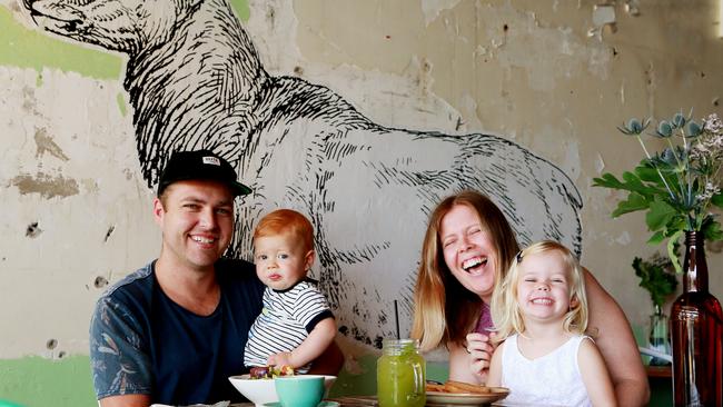 The Whitings are Coast cafe royalty, the young family who bought us Vintage Espresso, Elk Espresso and Sparrow. Photo: Kit Wise