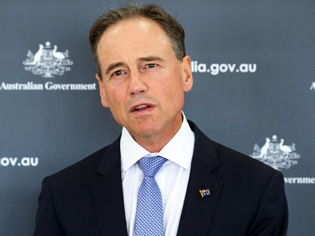 Federal Health Minister Greg Hunt. Picture: NCA NewsWire / Sarah Matray