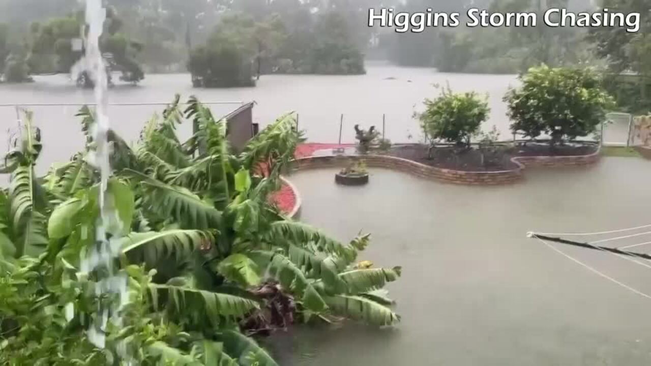 Flash flooding in Boondall