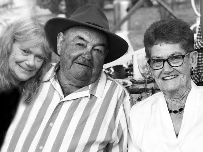 Sue Skeer, 55 and her parents Ned Walker, 80 and Nan Walker 77,were killed in a head-on collision on the outskirts of Mount Gambier inNovember. Picture: Supplied by the family