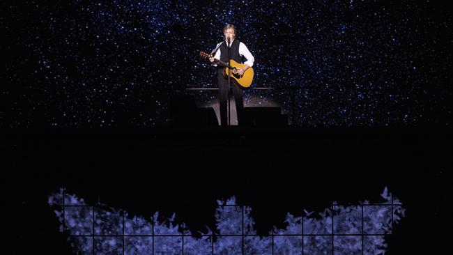 Paul McCartney performing at Fort Worth, Texas, ahead of his Australian tour in October 2023. Picture: MPL Communications