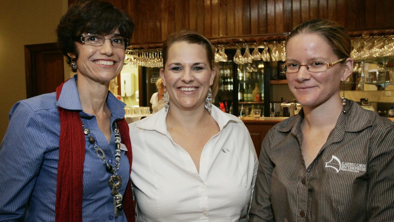 Sharyn Lowth (Capricorn Enterprise), Kristy Gear (Suncorp) and Amy Osmond (Capricorn Enterprise). Gladstone Engineering Alliance growing capabilities going global seminar. Kershaw House, Rockhampton. Photo Sharyn O'Neill / The Morning Bulletin