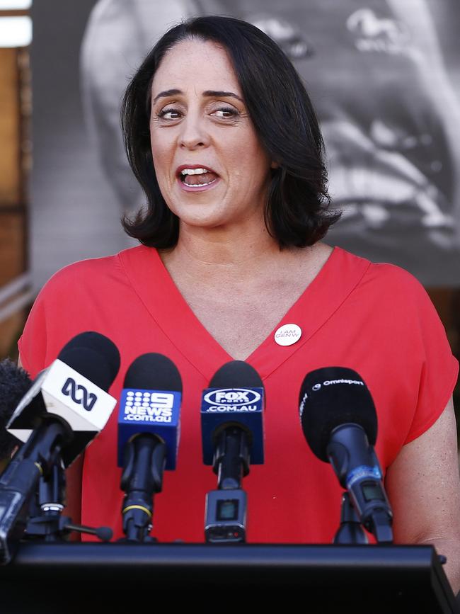 AFL Head of Women's Football Nicole Livingstone. Picture: AAP Image/Daniel Pockett