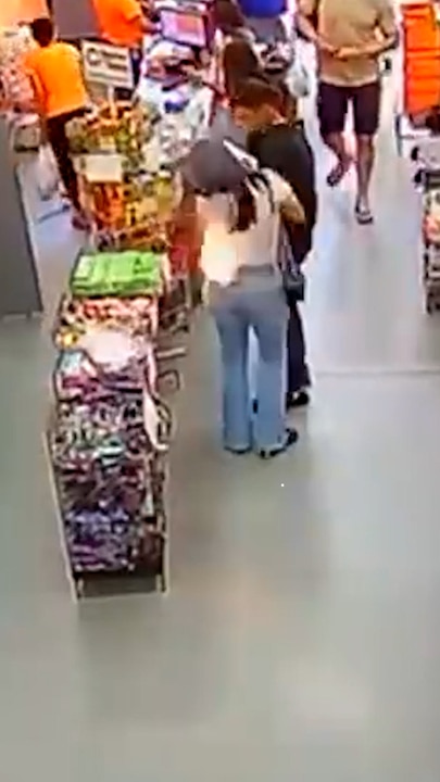 Terrifying moment mobile phone suddenly explodes in woman’s back pocket