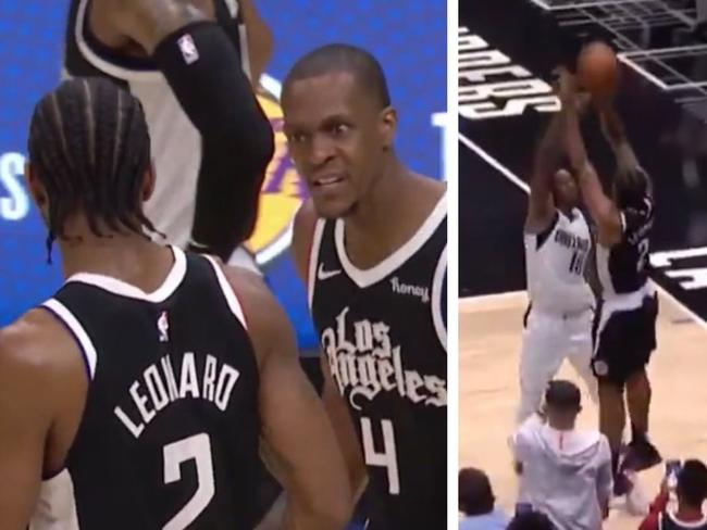 Rajon Rondo's furious reaction went viral.