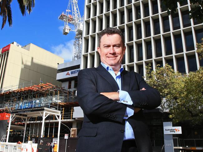 16/2/18 Executive general manager of Australian Unity real estate investment, Mark Pratt. Aaron Francis/The Australian