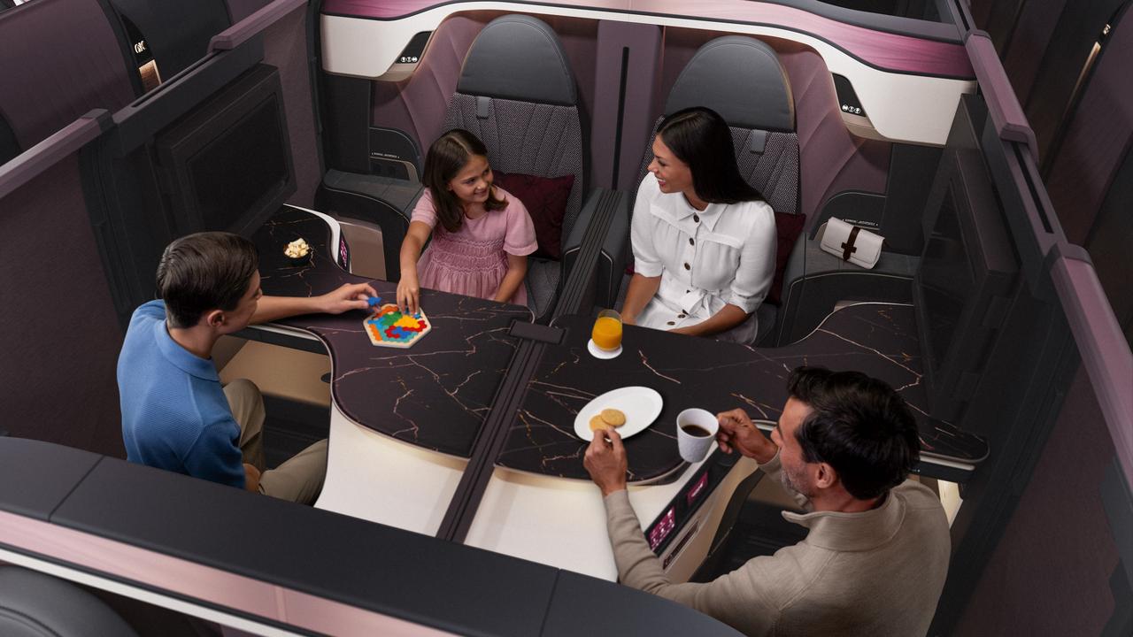 The QSuite from Qatar Airways is popular with many Australians.