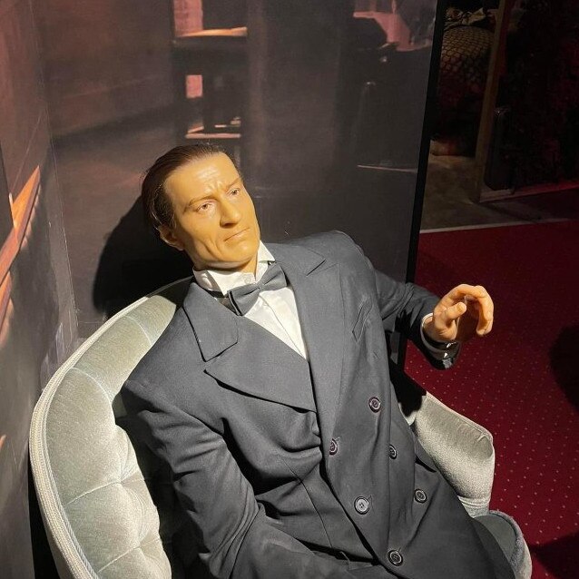 Robert De Niro relaxes at the Polonia Wax museum in Krakow. Picture: Seth Darby