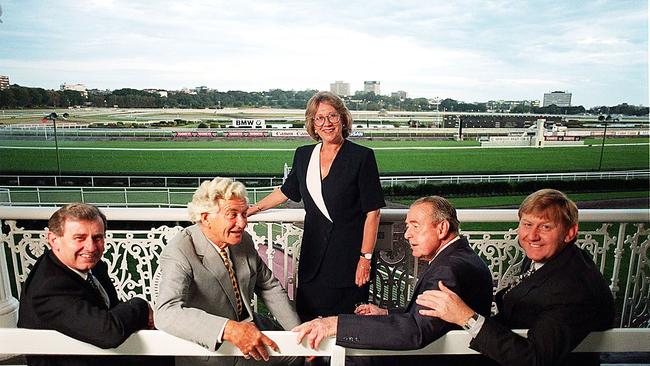 ACTU past presidents: Crean, Hawke, Jennie George, Cliff Dolan and Martin Ferguson.