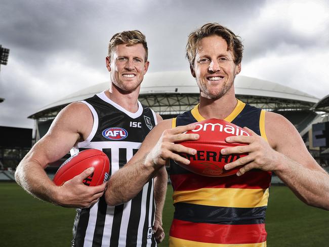 Commissioner Stevens says one of the toughest decisions for authorities was rejecting plans to let the Crows and Power fly in and out of SA for AFL games. Picture SARAH REED