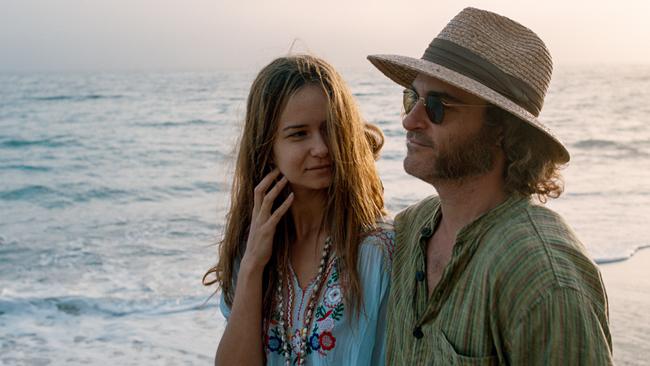 Joaquin Phoenix in a scene from the movie Inherent Vice.