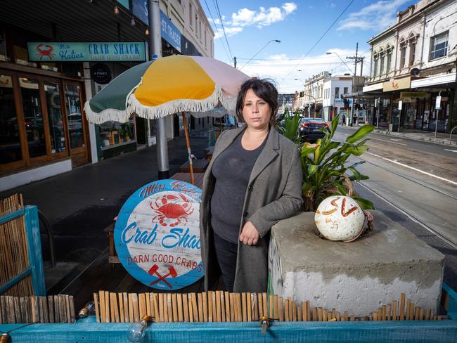 Katie Marron of Miss Katie's Crab Shack. Picture: Mark Stewart