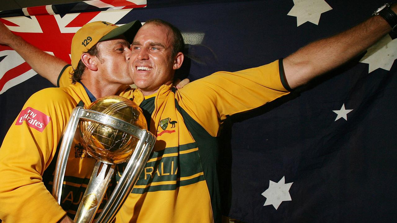 Adam Gilchrist is the ONLY player who played 3 World Cups and won