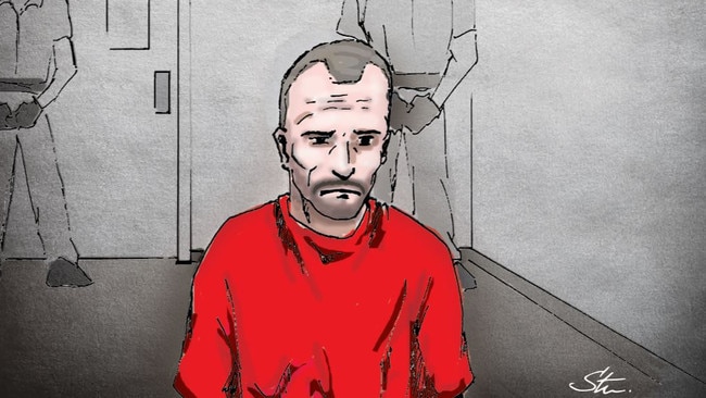 The trial for alleged Darwin gunman Ben Hoffmann, 45, will begin in March 2021. Art: Stuart Thornton