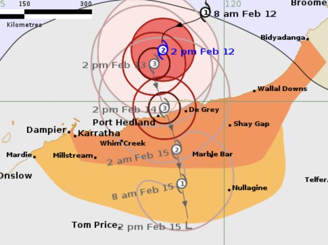 Tropical Cyclone Zelia 18U