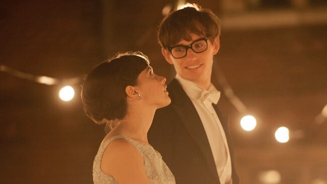 Young love ... Felicity Jones and Eddie Redmayne play husaband and wife.