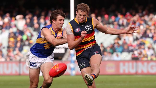 Mitch Hinge is optimistic of a new deal with the Crows.