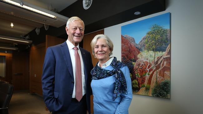 Tim and Gina Fairfax, whose JHF and Sons business forms part of Aminya Pastoral. Picture: Britta Campion