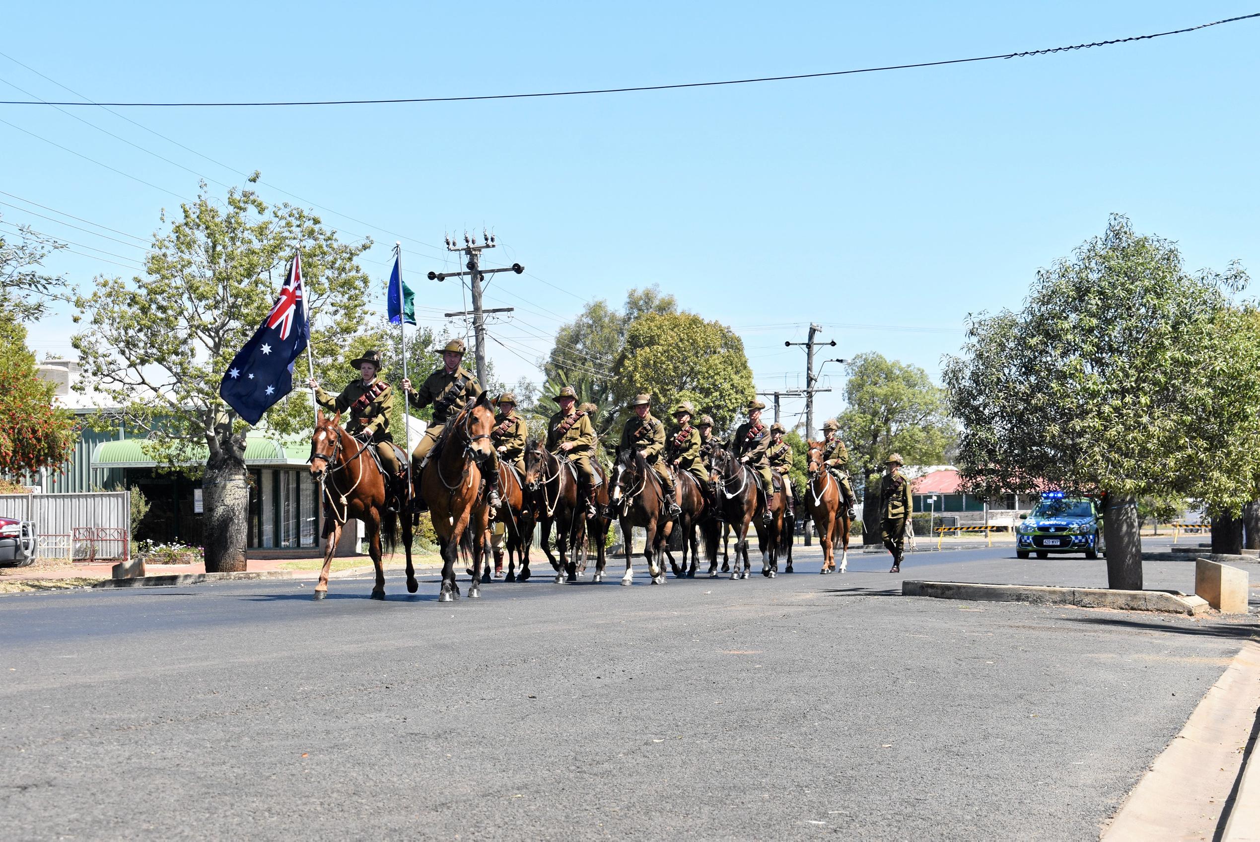 Roma Light Horse Brigade. Picture: Jorja McDonnell