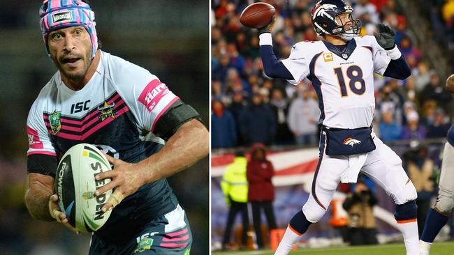 Johnathan Thurston has the skills similar to that of Peyton Manning.