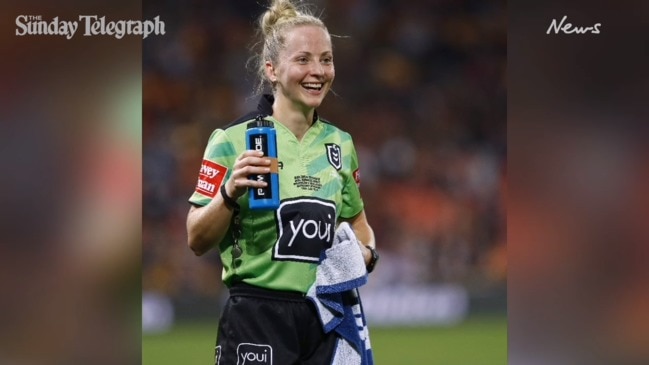 Day one for Australia's first female NRL referee