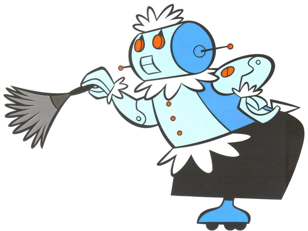 … where families had robot maids like Rosie the robot.
