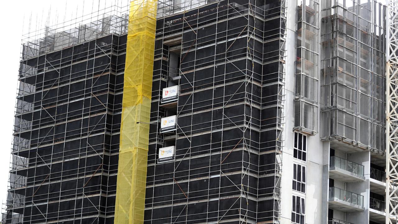 Condev building sites at Robina on the Gold Coast. Picture: Nigel Hallett