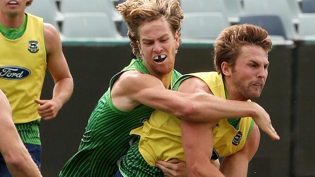 Despite not playing a senior game in 2020, Stephens said he felt the disappointment of the grand final loss to Richmond like anyone else on the squad. Picture: Alison Wynd.