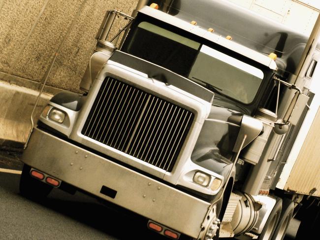 Tilted image of a semi-truck. Semi trailer. Truck. Pic: Thinkstock Picture: Supplied