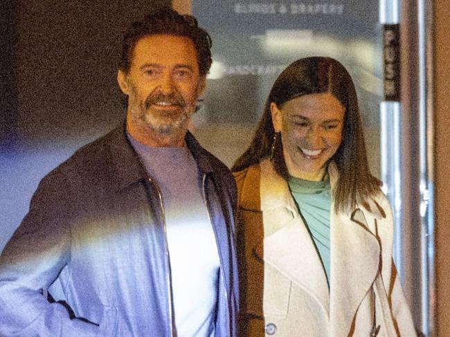 Hugh Jackman and Sutton Foster have publicly confirmed their romance. Picture: BACKGRID