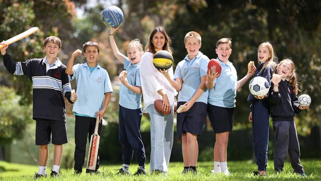 Only 12 per cent of school-aged children met physical activity targets. Picture: David Caird