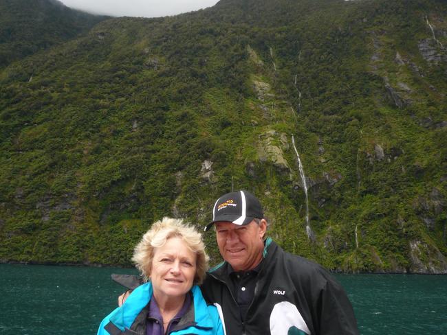 Queensland Police Senior Sergeant Michael Isles, pictured with his wife Fiona, has been missing from Ayr since September 23, 2009. Picture: Facebook