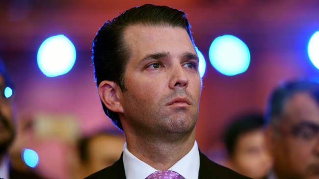 Executive Vice President of The Trump organisation, Donald Trump Jr. Picture: AFP