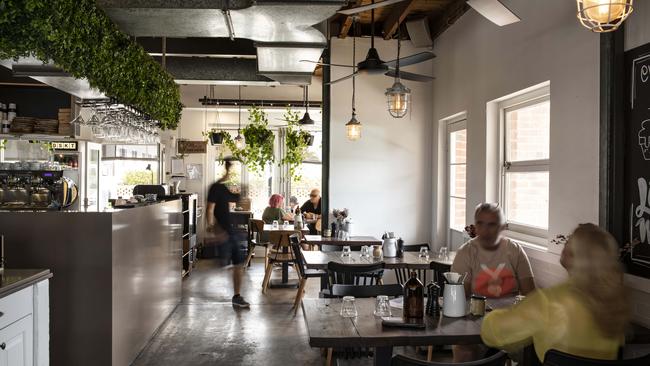 Inside healthy cafe BSKT at Mermaid Beach. Picture: Mark Cranitch.