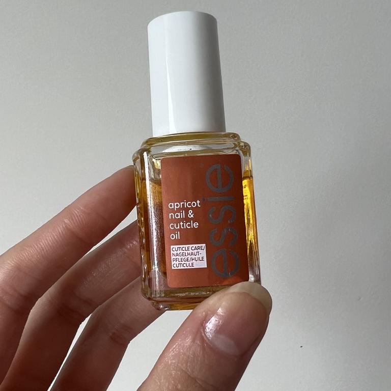 Essie Apricot Oil Cuticle Treatment. Picture: Supplied/Harriet Amurao