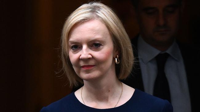 Britain's Prime Minister Liz Truss Truss infuriated some MPs on Thursday with a round of media interviews in which she signalled that she would hold firm to her plans. Picture: AFP