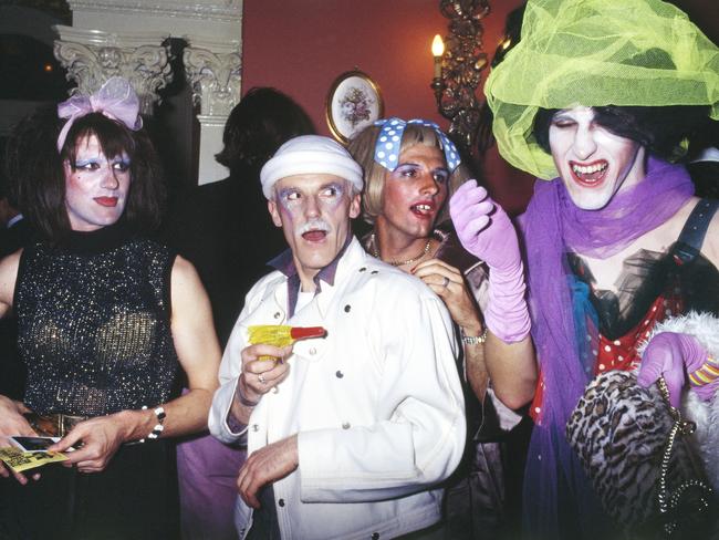 An Ellis shot from the Fantasy Party at the Mansion in St Kilda in the 1980s. Picture: Rennie Ellis, courtesy State Library Victoria.