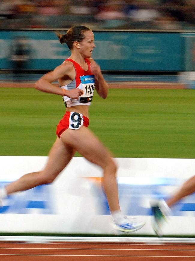 Mara Yamauchi at the 2006 Commonwealth Games in Melbourne.