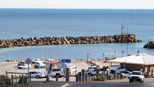 O'Sullivan Beach boat ramp.