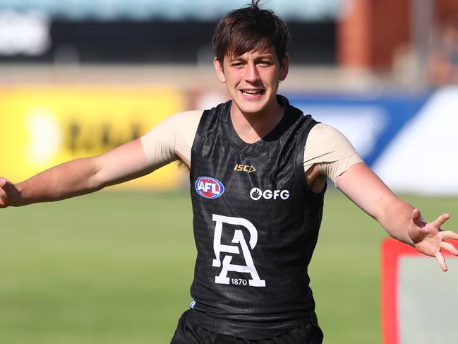 15.1.2020.Port Adelaide AFL open training session at Alberton Oval.Zak Butters. PIC TAIT SCHMAAL.