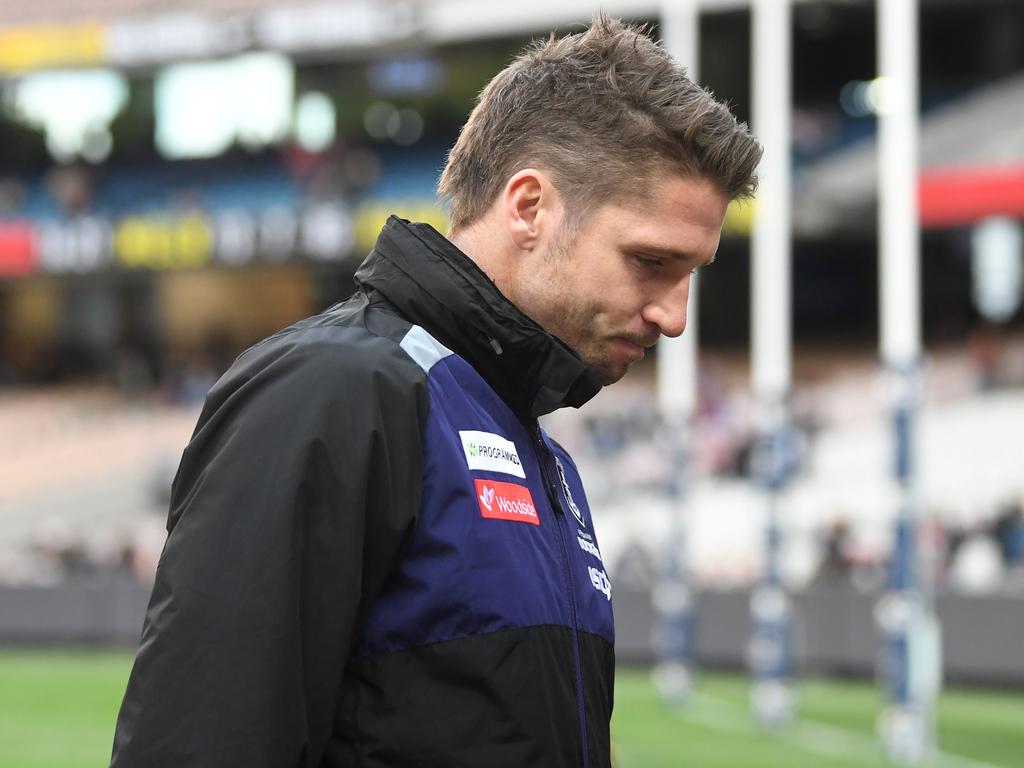 Jesse Hogan had a difficult two-year stint at the Dockers. Picture: AAP Image/Julian Smith