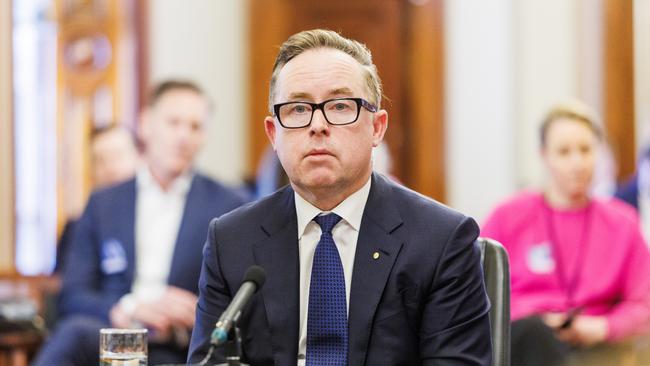 Then-Qantas CEO Alan Joyce met with Mr Albanese in November 2022. Picture NCA NewsWire / Aaron Francis