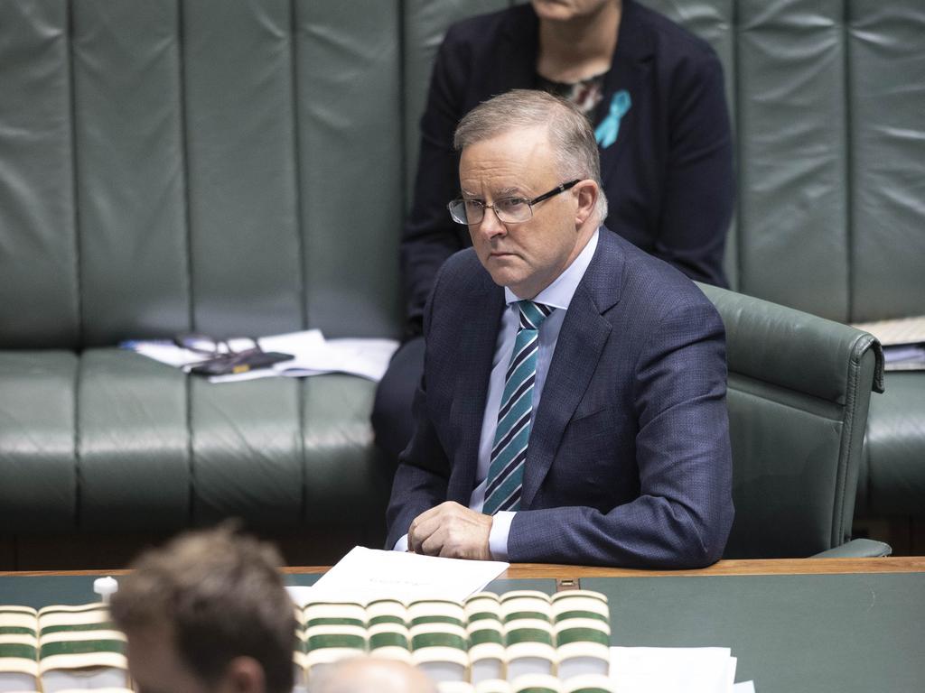 Anthony Albanese and his colleagues have continued to grill the government over the timeline of events. Picture: NCA NewsWire/Gary Ramage