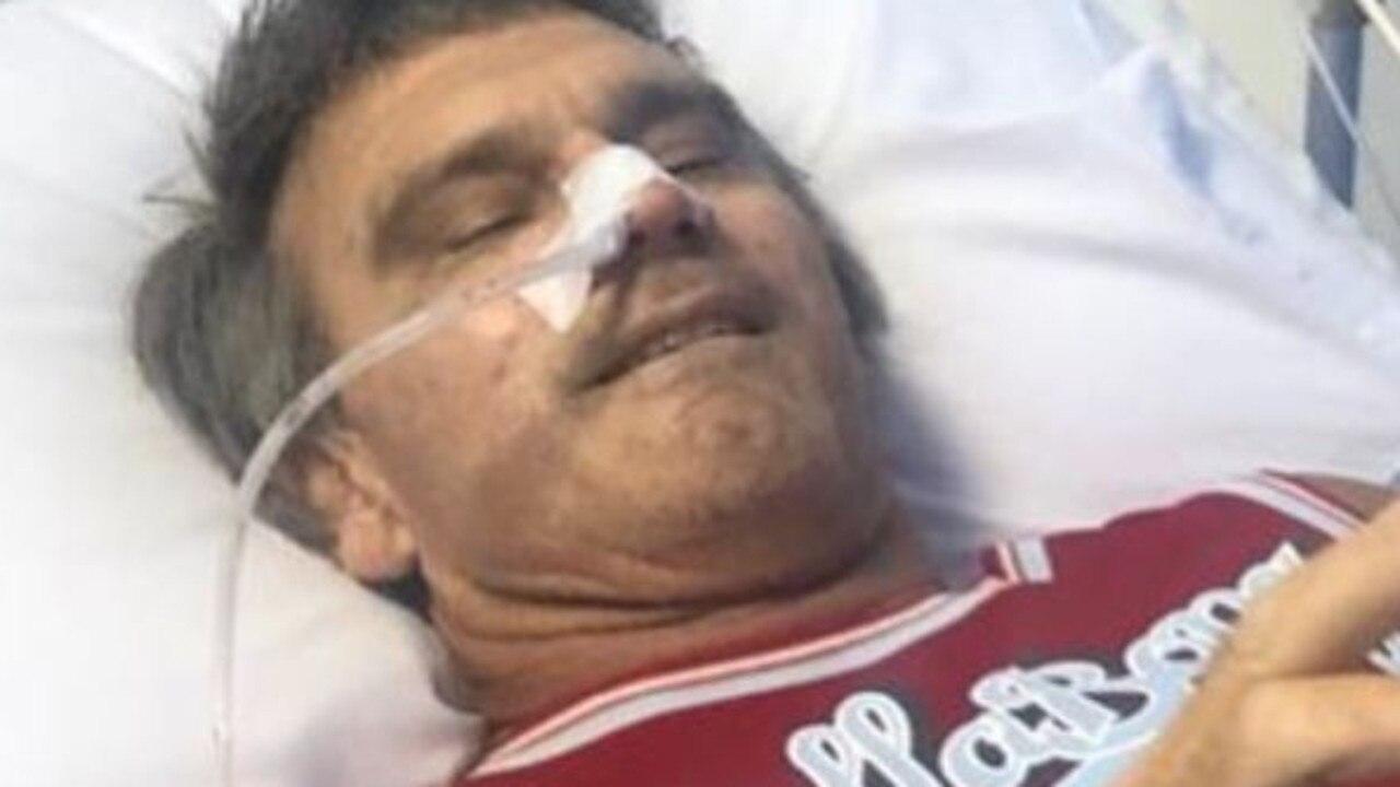 Mark Richardson is recovering in hospital in Darwin. Picture: Instagram