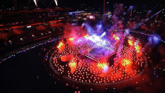 The Commonwealth Games closing ceremony.