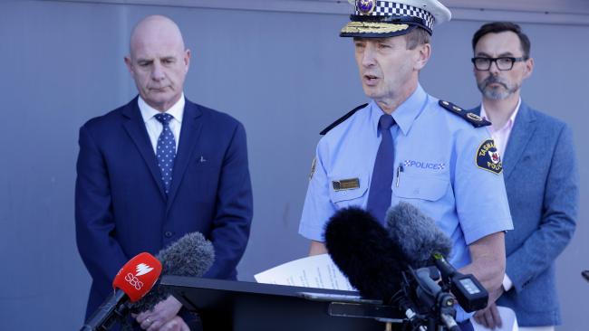 Tasmania Police Commissioner Darren Hine said an investigation is ongoing and police are preparing a report for the coroner with the support of WorkSafe Tasmania.  Picture: Grant Viney