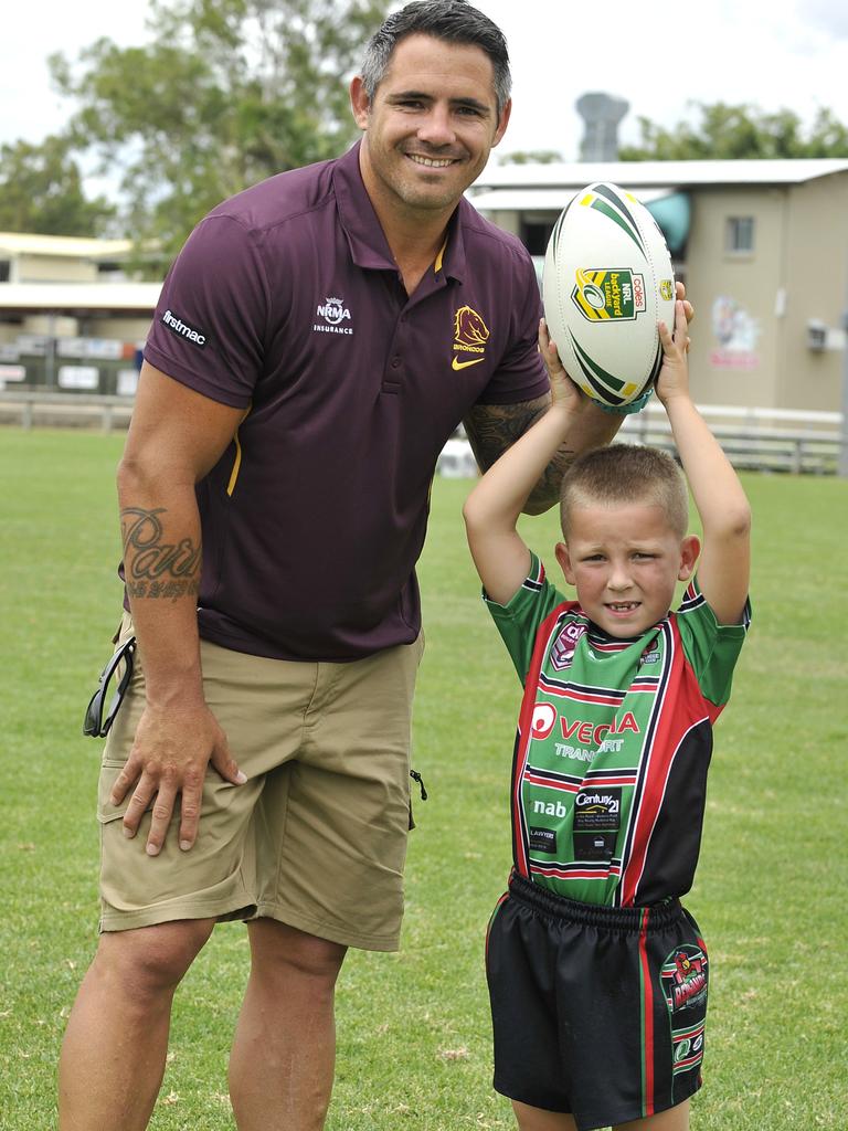 Seagulls junior Koby McGarrity as a child - he made the team of the week in a losing effort.