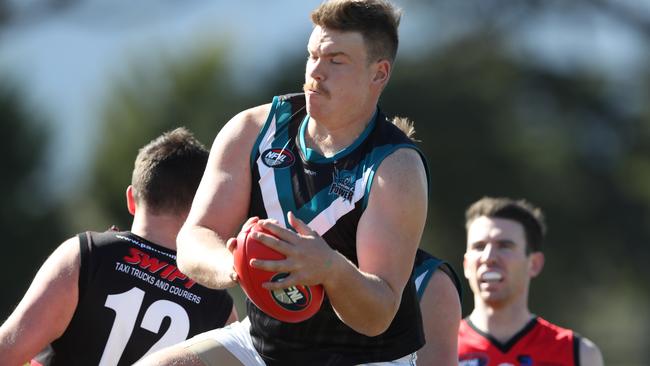 Michael Brennan in action for Laurimar. Picture: David Crosling