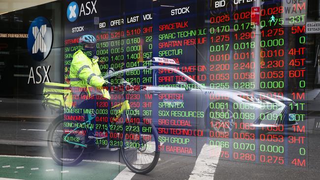 SYDNEY, AUSTRALIA : NewsWire Photos - SEPTEMBER 30 2024 ; A general view of the digital boards at the ASX in Sydney. Picture: NewsWire / Gaye Gerard